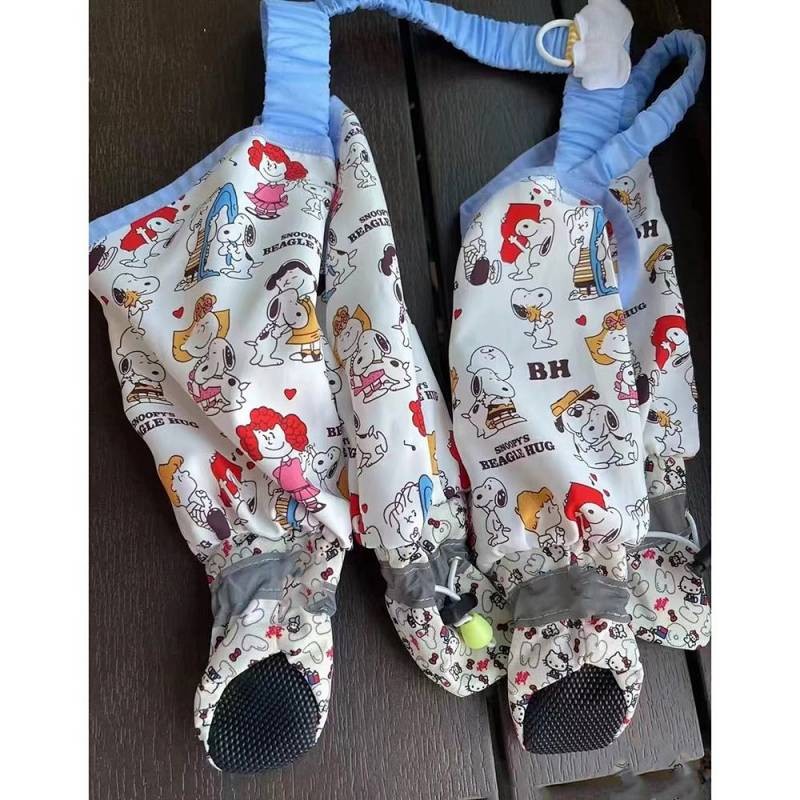 Dog Outing Dust-Proof Pants Dog Anti-Dirty Pants Legs Dog Shoes Anti-Dirty Pants Bichon Poodle Leg W