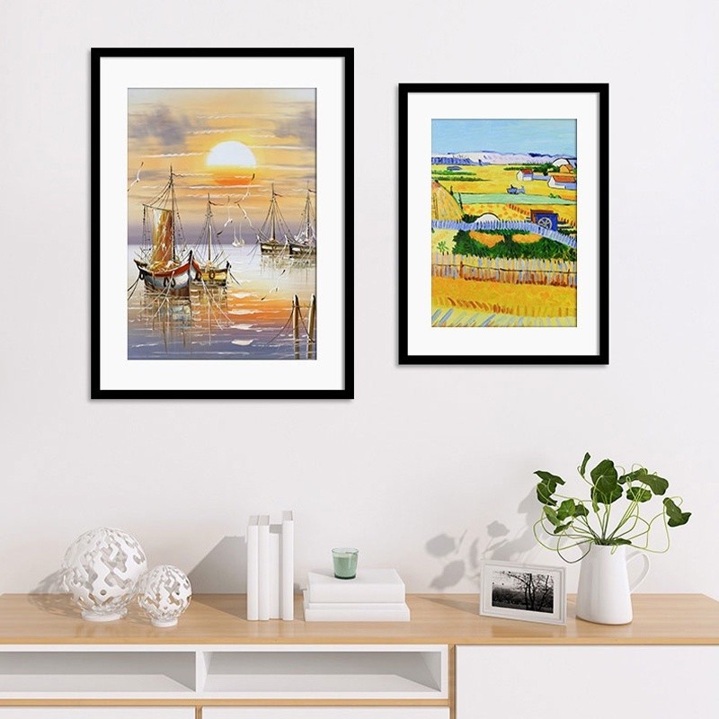 กรอบรูป กรอบรูปมินิมอล สีขาว สีดำ กรอบรูปไม้ กรอบรูปใส แต่งบ้าน - รูปที่ 5