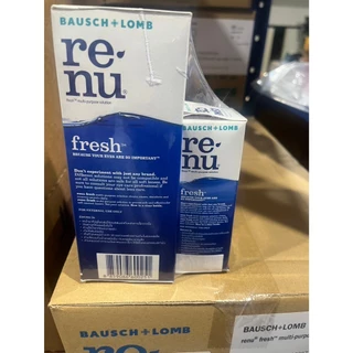 Renu 355ml. แถม renu ขวดเล็ก 60 ml. น้ำยาล้างแช่ทำความสะอาดคอนแทคเลนส์
