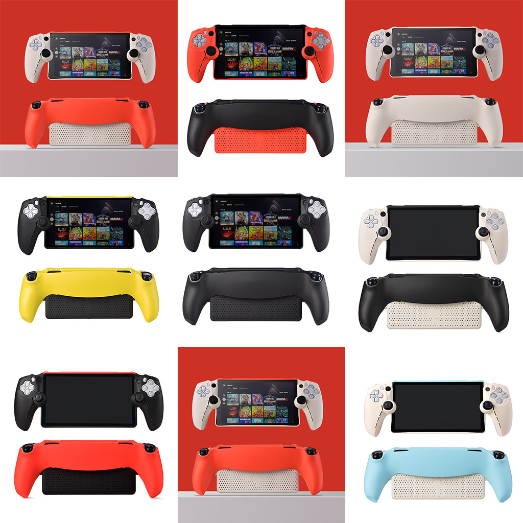 ฝาครอบป้องกันซิลิโคนพอร์ต PS5,เคสผิว PS5 แบบนุ่มสําหรับเครื่องเล่นระยะไกล PlayStation Portal 2023,เคสซิลิโคนอุปกรณ์เสริมกันลื่นผิว
