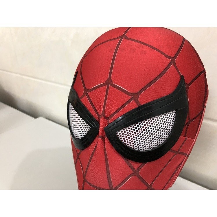 ✨จัดส่ง 24 ชั่วโมง✨Iron Spider-Man Tights Iron Spider Hood Mask Mask Spider-Man ชุดคอสเพลย์