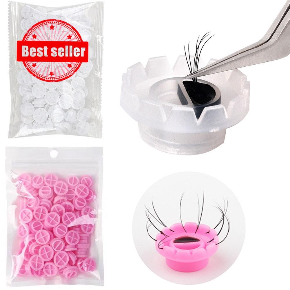 ผู้ถือกาวขนตาส่วนบุคคล Eyelash Extension ขนตาพลาสติก Blossom Eyelashes Lash C5j0