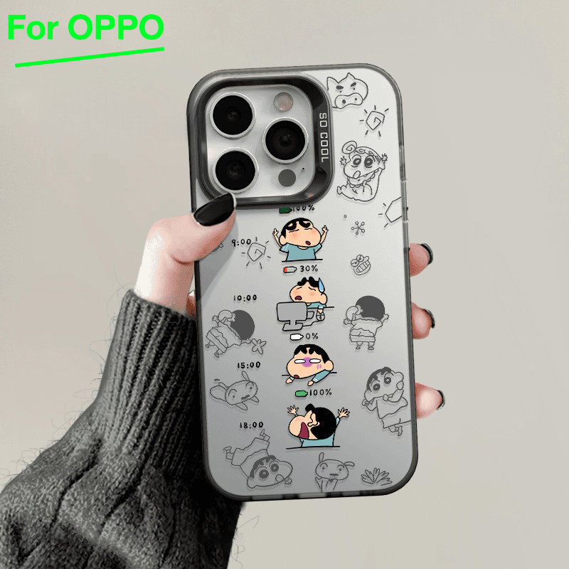 เคสโทรศัพท์ OPPO พอดี ตัวการ์ตูน A7 A15 A16 A92 A9 A95 A57 A78 A18 A94 A3 A60 A93 A98 A79 A60 A58 A3S - รูปที่ 2