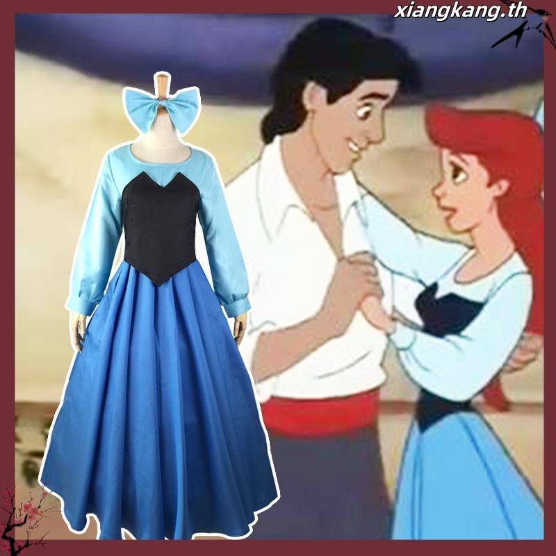 Saint Wilda Little Mermaid COS ชุด Ariel Princess ผู้ใหญ่ชุดคอสเพลย์อะนิเมะเครื่องแต่งกาย f3d