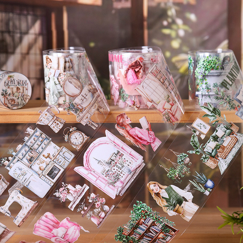 Back To SchoolMr. กระดาษ 200 ซม./ม้วนตกแต่งบ้าน Scenic เทป PET เทปกาวสําหรับบัญชีมือเคสโทรศัพท์ DIY ตกแต่ง Collage