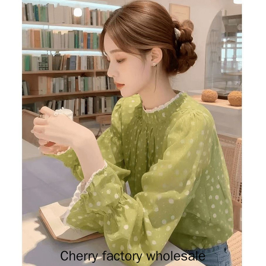 เสื้อแขนยาวชีฟองสไตล์ใหม่สำหรับสุภาพสตรี พร้อมส่วนลดพิเศษ!