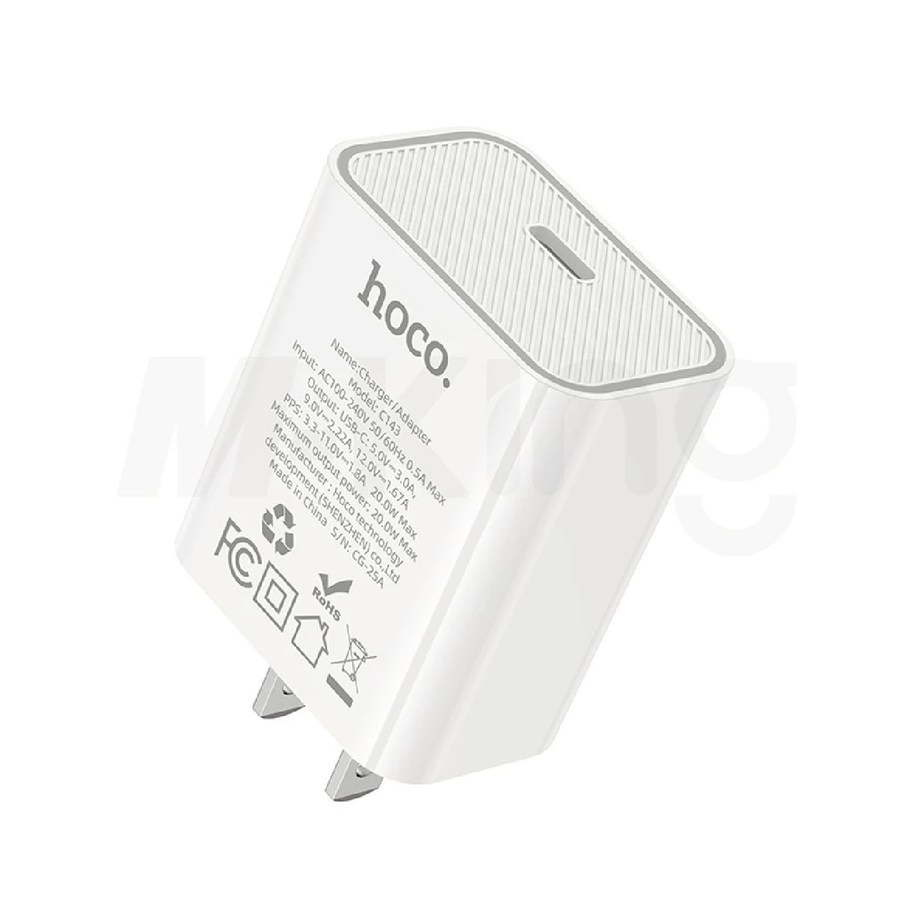 หัวชาร์จ Hoco C143 Type-C Fast Charger thumbnail 4
