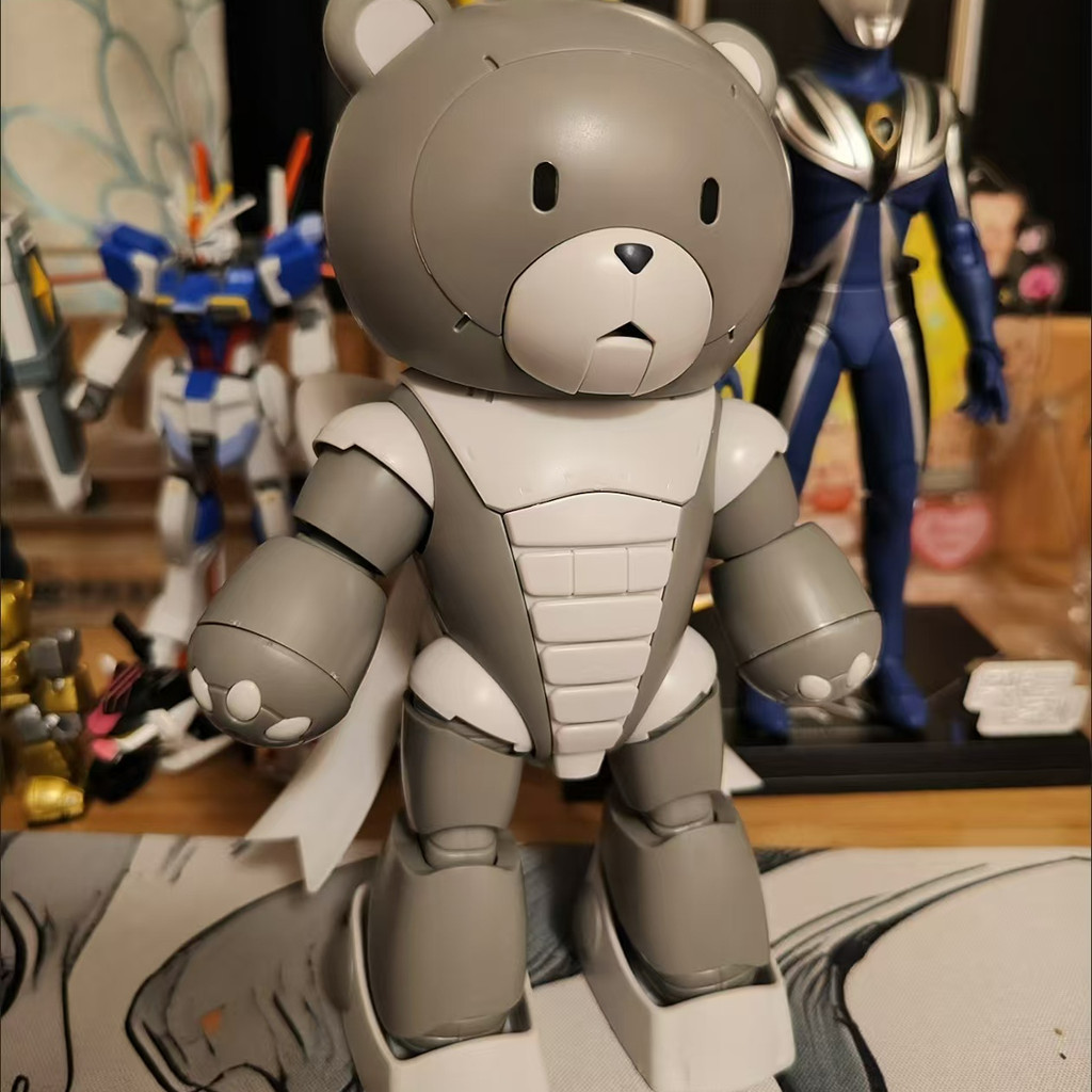 JMS HG 1/144 Mr. Bear 3 Grey Gundam Chuang Warrior Gundam Assembly Model