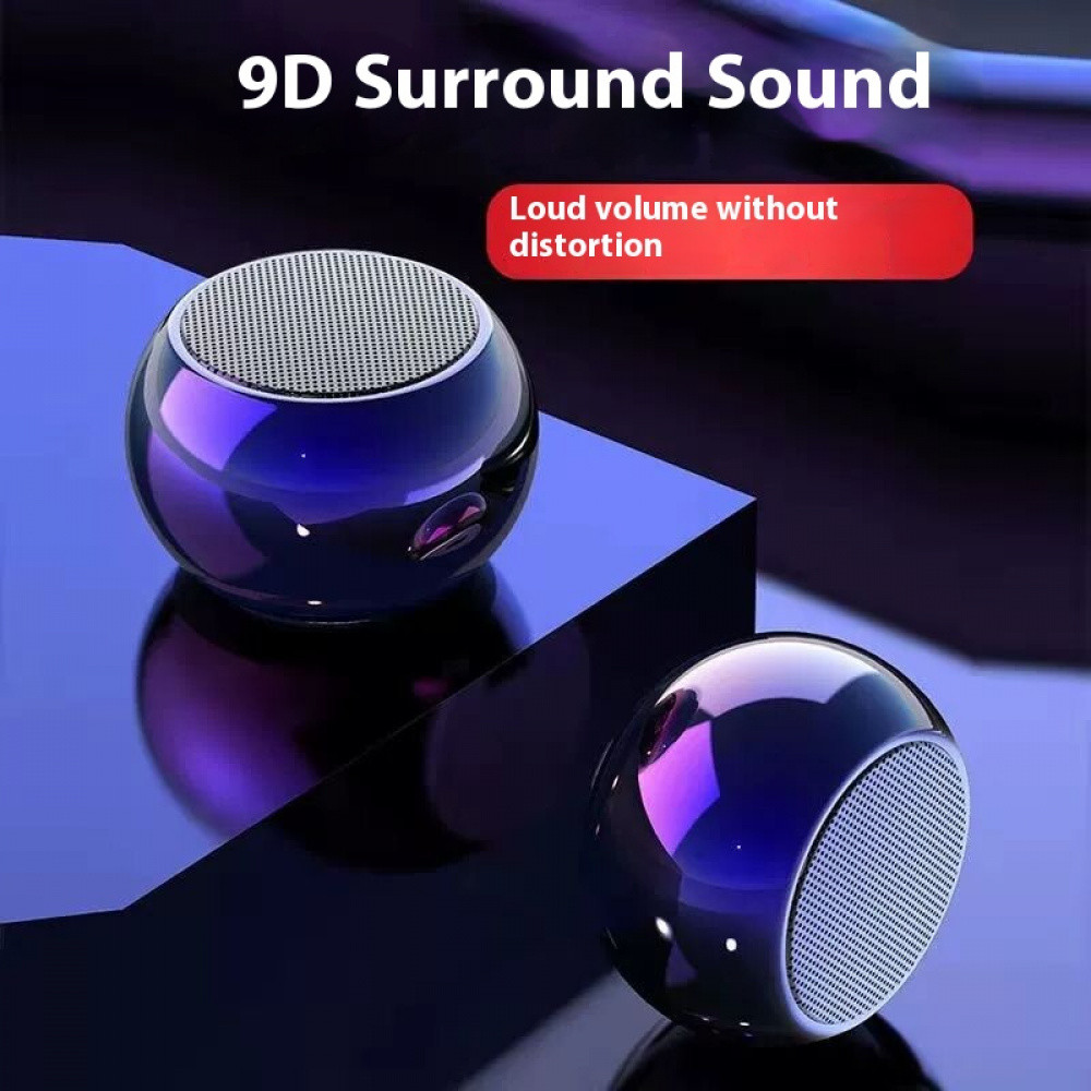 360° BoomBlast Mini Speaker - Bluetooth 5.3 Wireless Portable, TWS จับคู่สําหรับ Double Bass, เสียง 