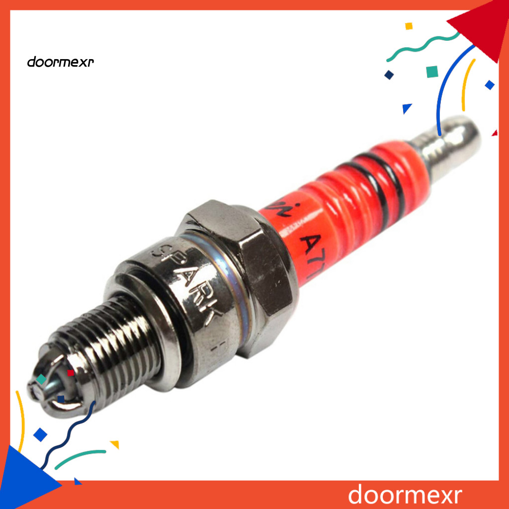 DOO 1 PC Spark Plug A7TC A7TJC 3 Electrode GY6 50cc-125cc Moped สกู๊ตเตอร์ ATV Quads