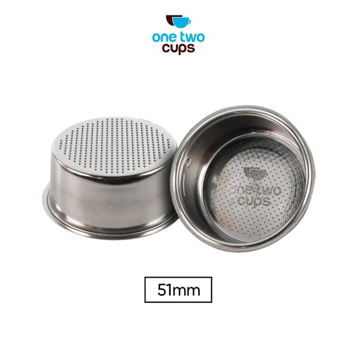 One Two Cups Filter Basket Portafilter Single Wall Breville 51mm - DL-01 - สี
