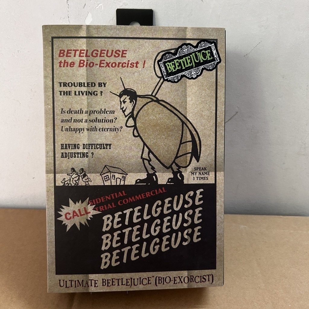 สินค้าคงคลัง] ของแท้ NECA Beetle Juice Underworld Master Guide 23 ซม.Action Figure