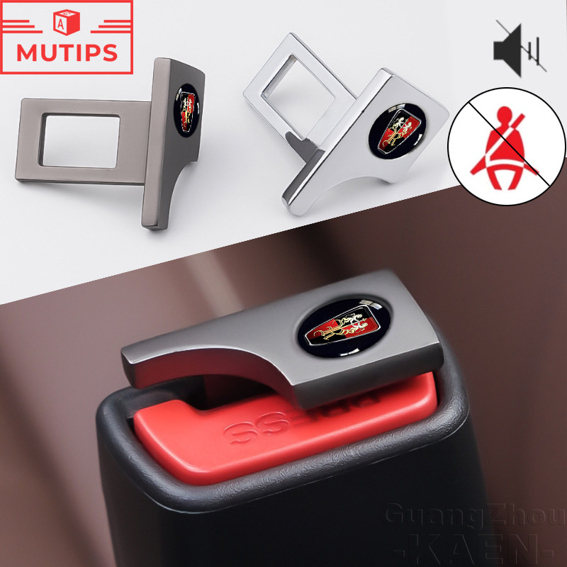 Roewe รถที่นั่งเข็มขัดหัวเข็มขัดคลิปเสียงกําจัดโลหะผสมความปลอดภัยเข็มขัดหัวเข็มขัดสําหรับ Roewe ei5 