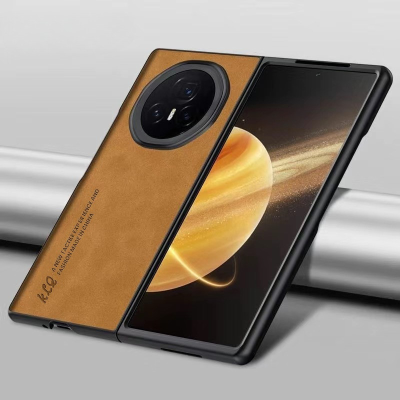 สําหรับ Honor Magic V5 หนังแกะ PU หนัง Matte ปกหลังสําหรับ Honor Magic V5 V3 Vs3 V2 Vs2 เปลือกป้องกั