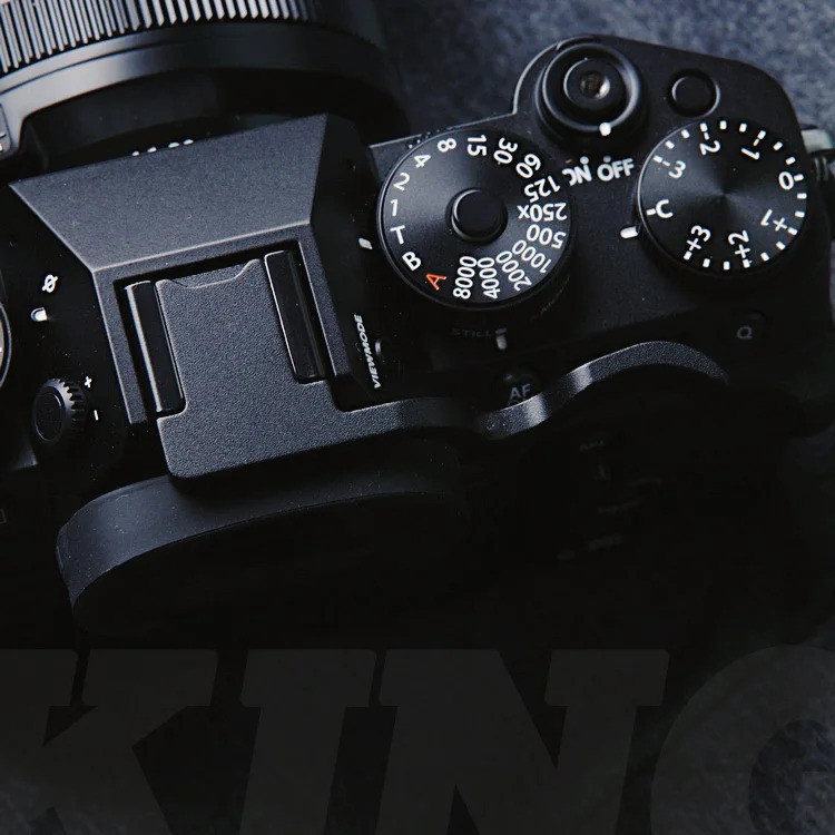 โลหะรองเท้าร้อน Thumb-Up Hotshoe Thumb Up Grip สําหรับ Fujifilm fuji X-T5 XT5 XT-5 xt 5 กล้องรองเท้า