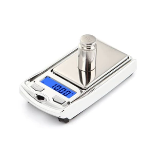 เครื่องชั่งดิจิตอลแบบพกพาขนาดเล็กมาก 0.01g/100g สําหรับเครื่องประดับ น้ําหนักทอง กรัม精确 การแสดงผล LCD 200g