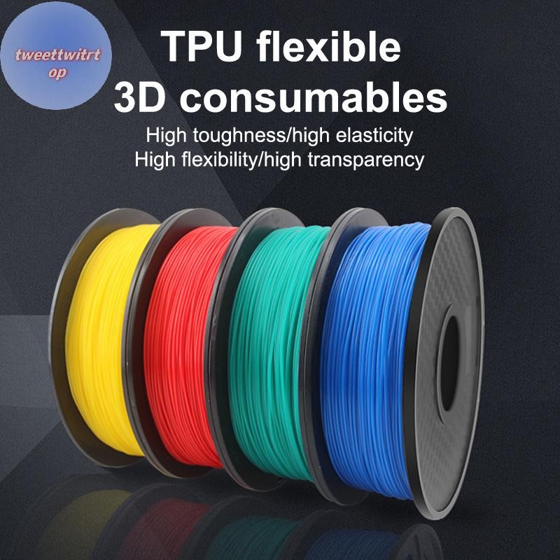 DOUSUN TPU 3D เครื่องพิมพ์เส้นใย 1.75 มม.1KG การพิมพ์พลาสติก Filament วัสดุยางสําหรับ 3D การพิมพ์ TH