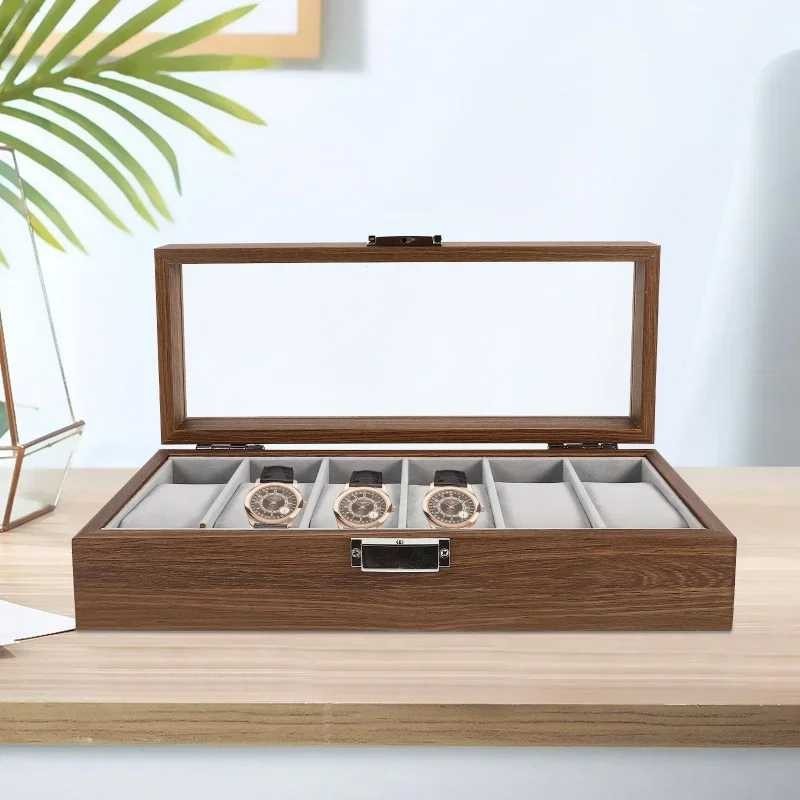 JKMLLCM LuWei Watch Storage Organizer กล่องนาฬิกา 6 ตาราง - SKW147