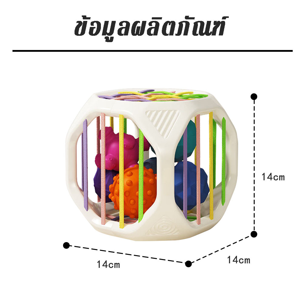 บล็อคตัวต่อหยอด ของเล่นเสริมพัฒนาการเด็ก บล็อกตัวต่อสีรุ้ง ของเล่นมอนเตสซอรี่ 6In1 ของเล่นเด็ก ราคา ถูกที่สุด ดีลบีเคเค แกลเลอรีภาพที่ 4