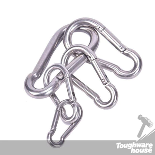 ตะขอแขวนของหนัก ชุดห่วงเกี่ยวนิรภัย Carabiner Snap Hook เหมาะกับ ไต่เขา โยคะ ฟิตเนส เหมาะสำหรับกิจกรรมกลางแจ้ง