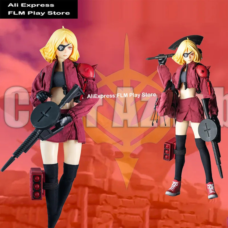 ในสต็อก ใหม่ Original Char Aznable Yiya Studio 1/10 ผมสีเหลือง Movable น่ารักสาว Action Figure Mini 