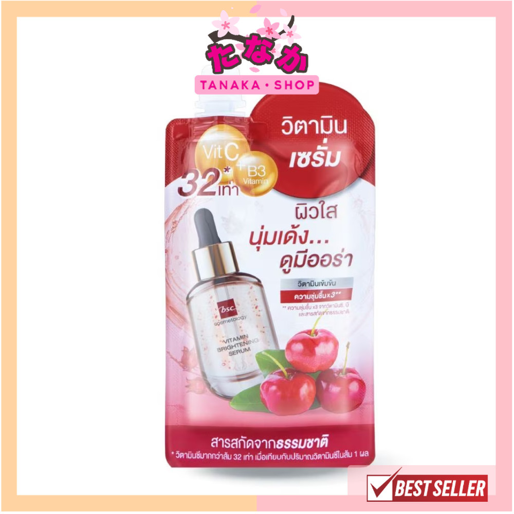 🔥แท้/ดีลสุดคุ้ม/ไลฟ์ทุกวัน🔥(1ซอง) Bsc Vitamin Brightening Serum 50g. เซรั่ม (M)