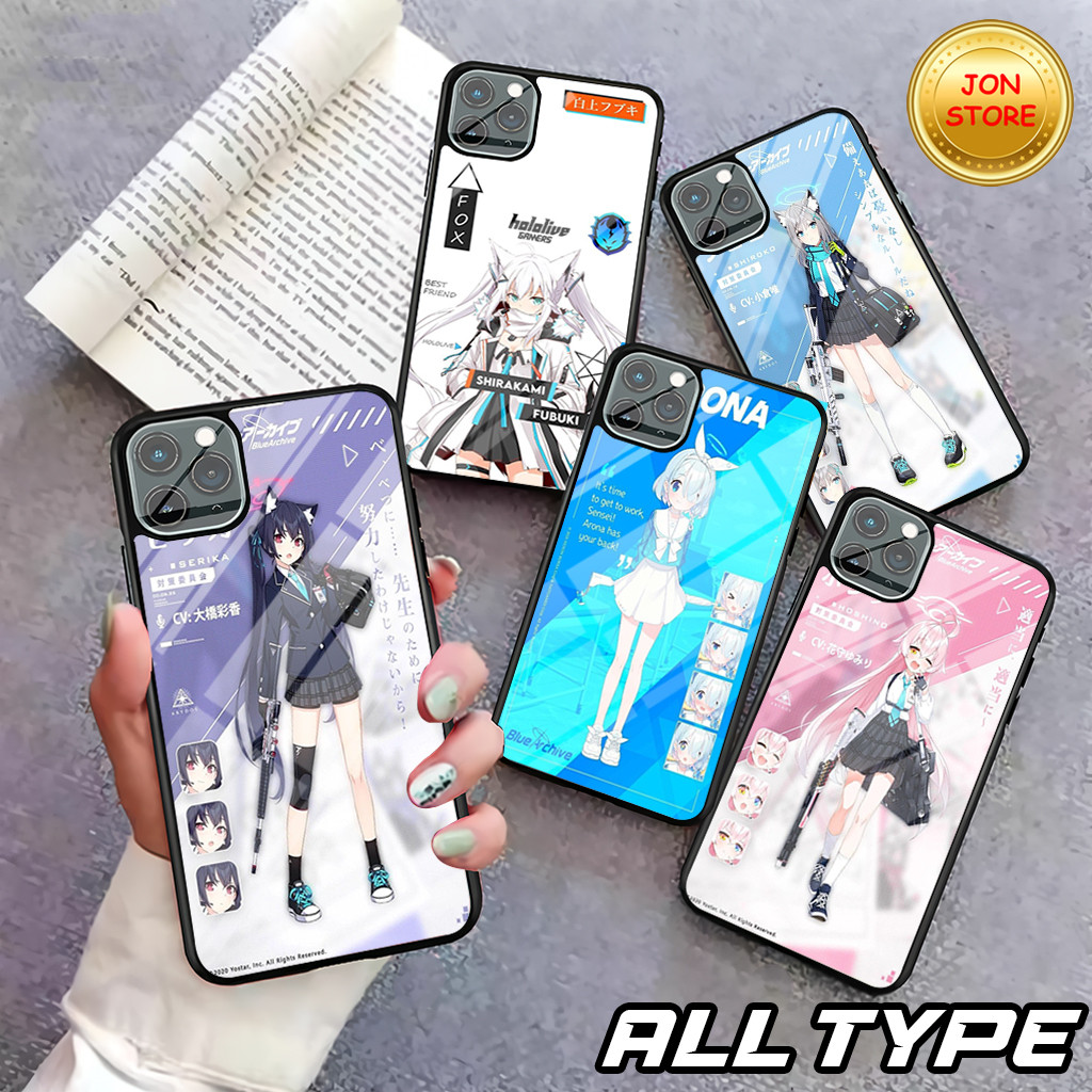 HP ( JL 43 ) Softcase Glossy ANIME MOTIF สําหรับ IPHONE 7 7+ IP 8 8 PLUS X XR XS MAX 11 11 PRO MAX 1