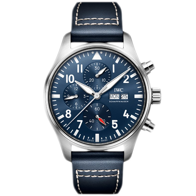 IWC IWC IWC Pilot Mens Watch นาฬิกาผู้ชายกลไกอัตโนมัติ IW378003
