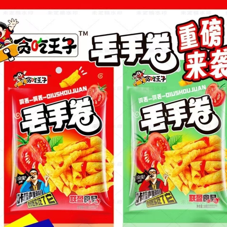Lianying Foods Julfalking Prince Lost Hand Roll Juan Potato Chips French Fries Triangle Crispy Puff 