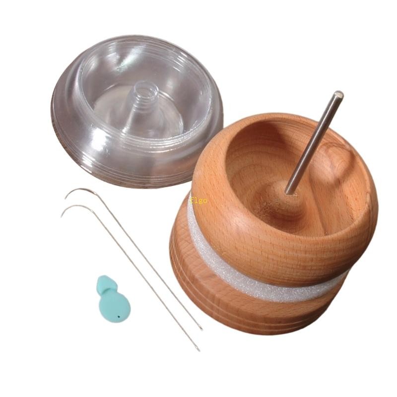 Flgo Time Saving Bead Spinner Rotator 5 ชามเปลี่ยนอย่างรวดเร็วเครื่องประดับทํา Spinner สําหรับเครื่องประดับที่มีประสิทธิภาพหัตถกรรมและ Des