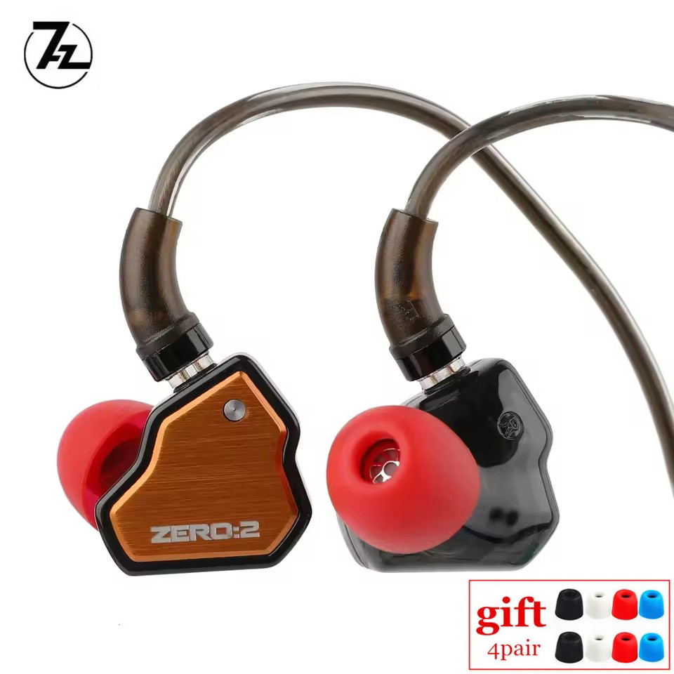 7Hz x Crinacle Zero 2 อัปเดต Headphones10mm Dynamic Driver IEM หูฟังแบบมีสายหูฟังสําหรับเล่นเกมพร้อม