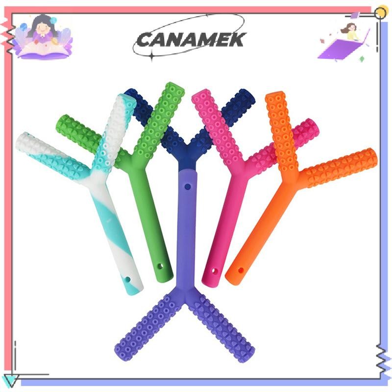 [technicolor] หลอดเคี้ยวสําหรับเด็ก Y-Shape Chewy Teether Baby Oral Motor Chew Tools Tuxtured Auti สต็อกใหม่