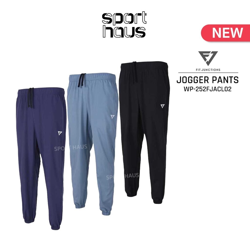 กางเกงขายาว ผ้าร่ม Fit Junction Jogger Pants ขาจั๊ม ทรงสปอร์ต ผ้านุ่มสบาย ระบายอากาศ รหัส WP-252FJACL02