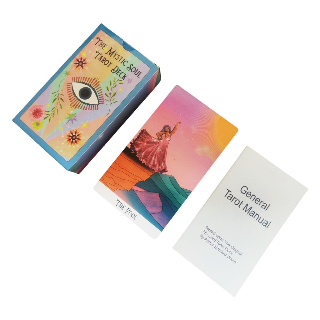 Mystic Souls Tarot Cards For Beginners Original Tarot Cards Beginner Tarot Tarot Deck 12x7cm Tarot Reading tayenith