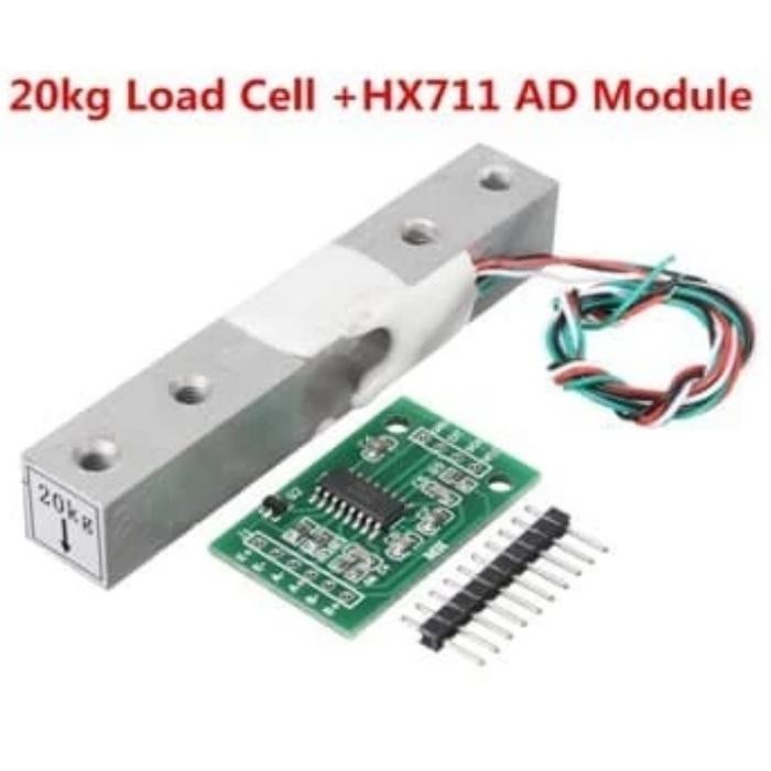 เซ็นเซอร์น้ําหนักและ e Hx711 น้ําหนักสองช่อง 20 กก. 20 กก. โหลดเซลล์น้ําหนัก Uno r3 nano Mega