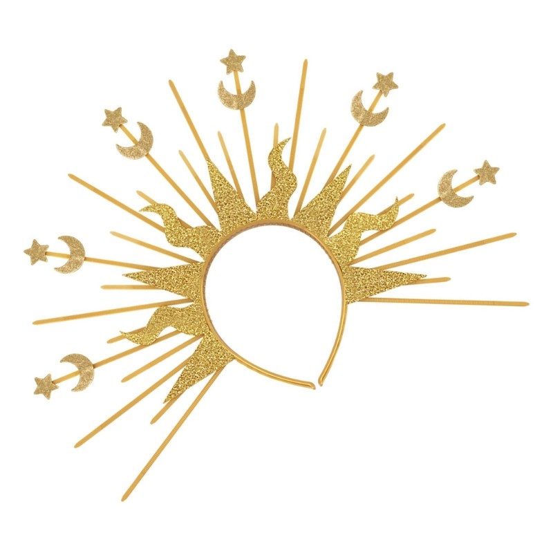 Nana Queen Crown ที่คาดผม Radiances Hairband หญิง Headpiece Vintage Stage Hairhoop