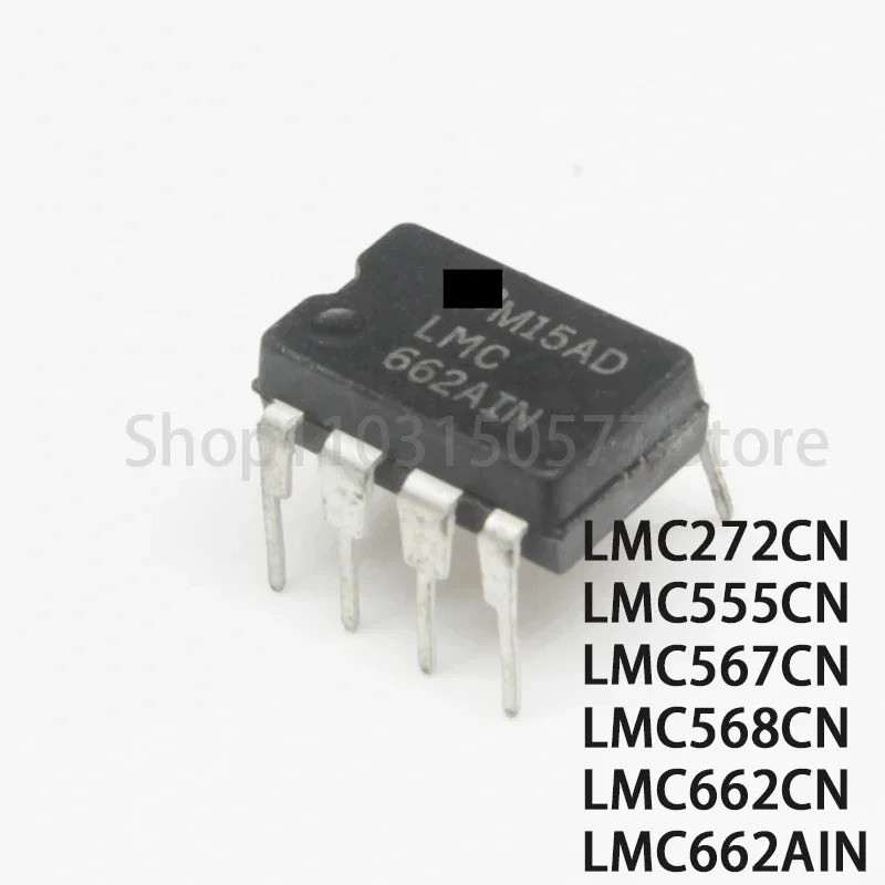 1-5PCS LMC272CN LMC555CN LMC567CN LMC568CN LMC662CN LMC662AIN DIP8 ชิป ic