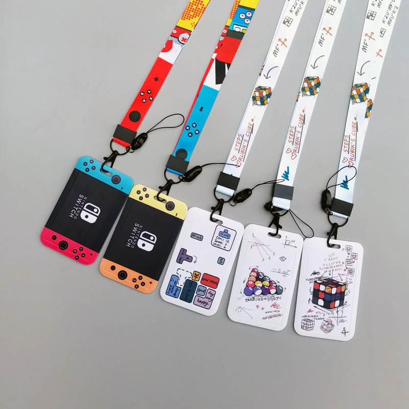 กล่องใส่บัตรอาหารนักเรียน อิน กล่องใส่บัตรประจําตัว บัตรวิทยาเขต น่ารัก โปร่งใส คู่ สไตล์ พวงกุญแจ รถบัส