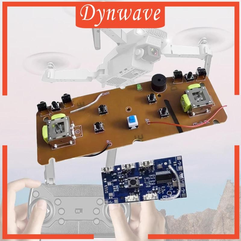 [Dynwave] บอร์ดส่งสัญญาณโดรน RC 2 ชิ้นและรับบอร์ดสําหรับ E88Pro E88 Drone