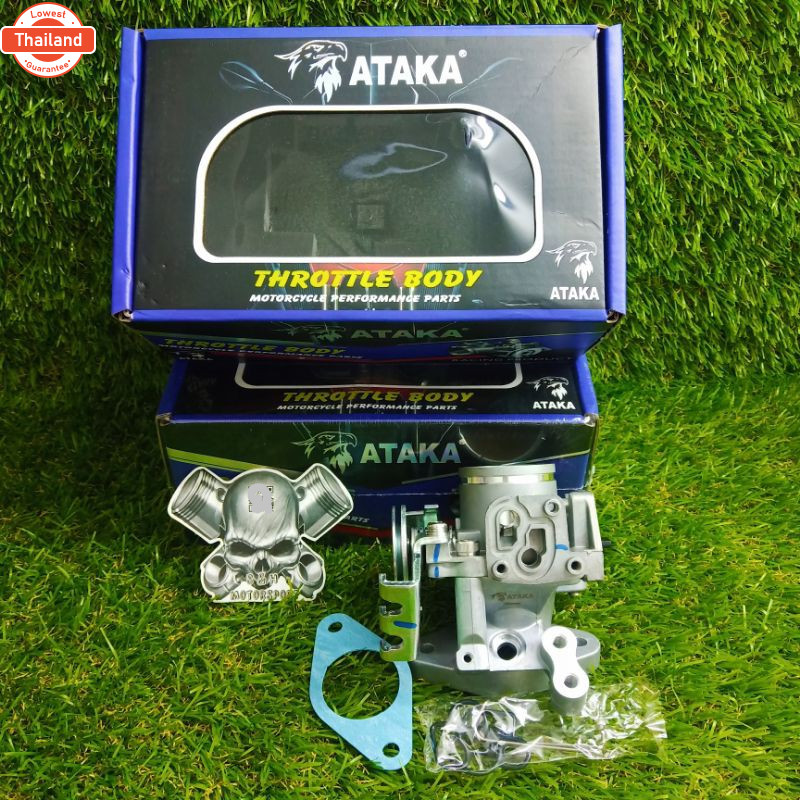 ATAKA เรือนลิ้นเร่ง+คอเรือน มีปะเก็น ใส่ YAMHA SPARK135/EXCITER150/155 SRL115 FI/RS150 RACING THROTT