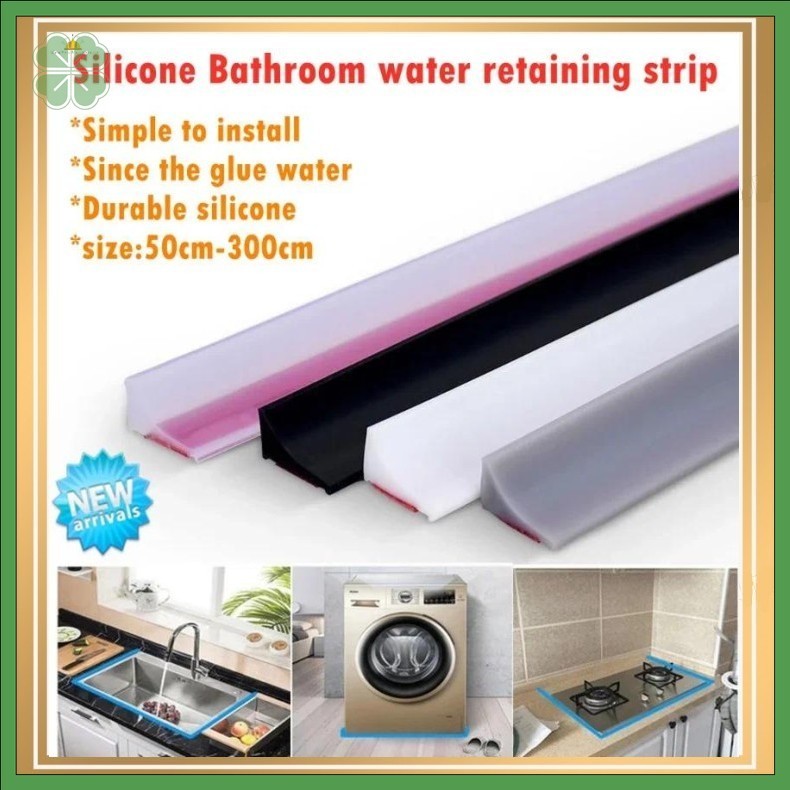 แถบยึดน้ําห้องน้ําซิลิโคน, อ่างล้างจาน, เครื่องซักผ้า, เคาน์เตอร์ในครัว, แยกเปียกและแห้ง, เขื่อนอาบน้ํา, แถบหยุดน้ํากันน้ํา