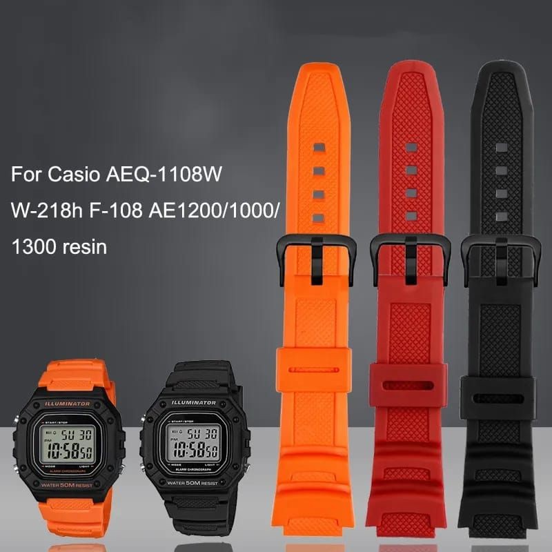 Casio AE-1000 AE-1200 SGW-300 400 500 MCW-200H สายนาฬิกาคุณภาพสูง