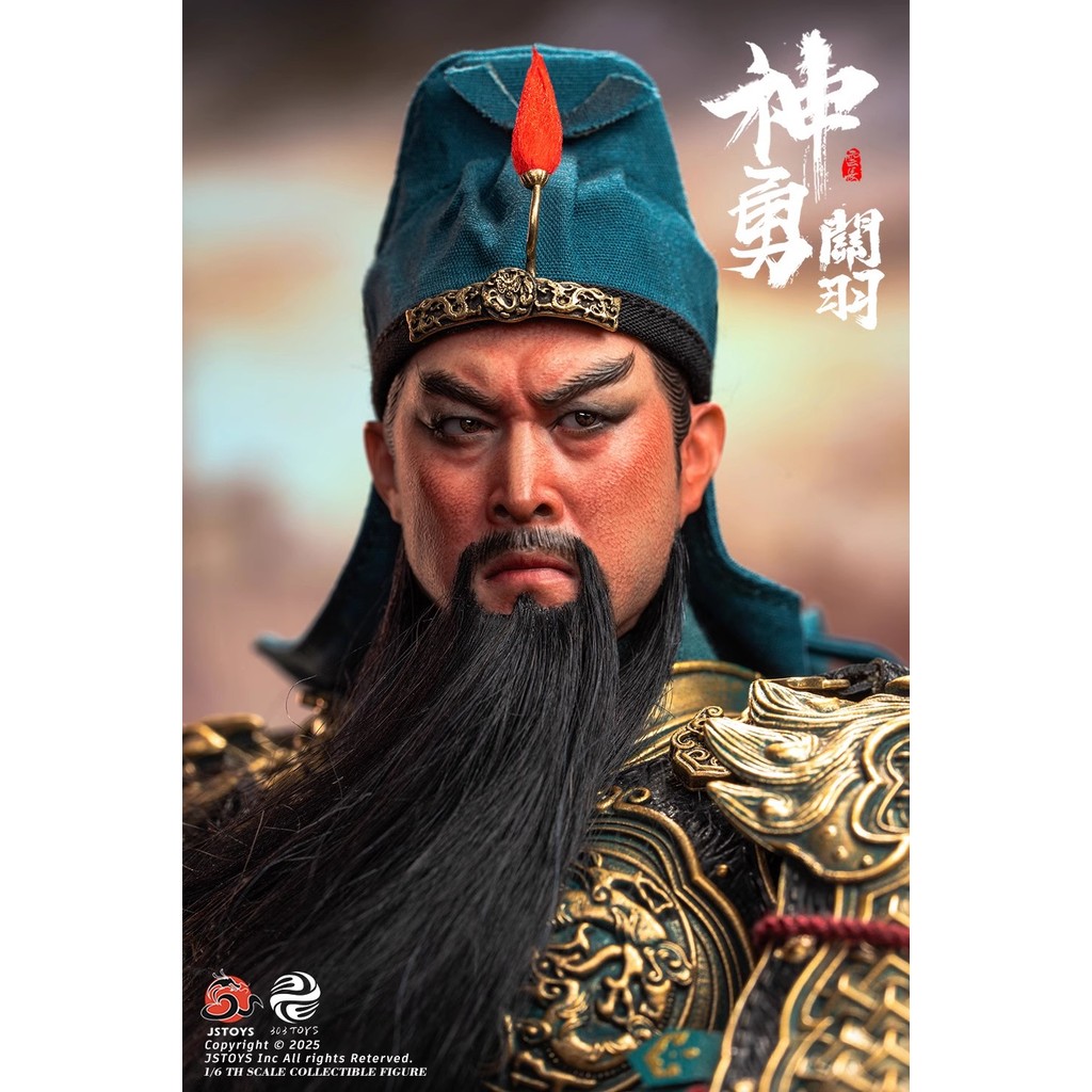 [Collection Boutique] พร้อมสต็อก 303TOYS JSTOYS 1/6 สามก๊กพระเจ้า Brave Guan Yu Guan Yunchang Movable Eye Soldier 0102 ราคา ถูกที่สุด ดีลบีเคเค แกลเลอรีภาพที่ 8