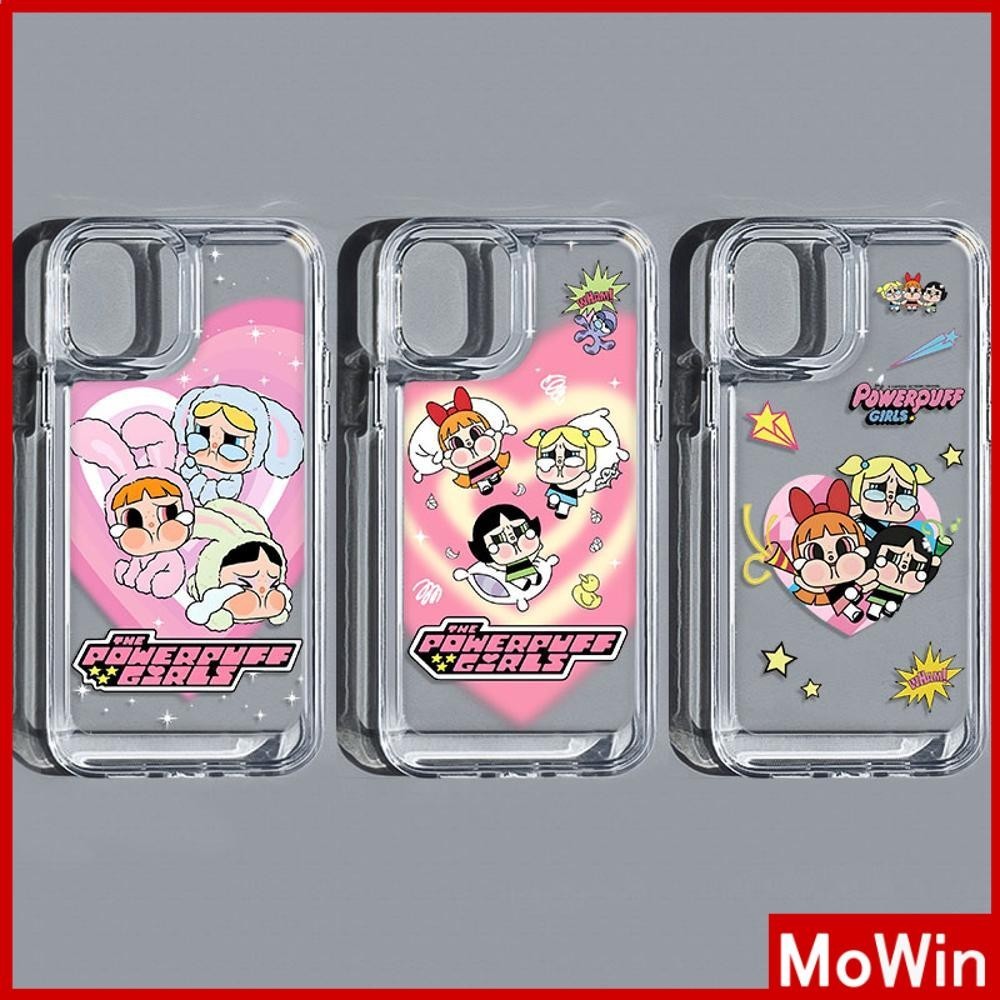 Mowin - สำหรับ iPhone 15 Pro Max เคสใส TPU ปุ่มชุบไฟฟ้าอ่อนป้องกันกล้องกันกระแทก เด็กน้อยน่ารักร้องไห้ เข้ากันได้กับ iPhone 14 13 12 11 XS XR 7Plus 8 Plus