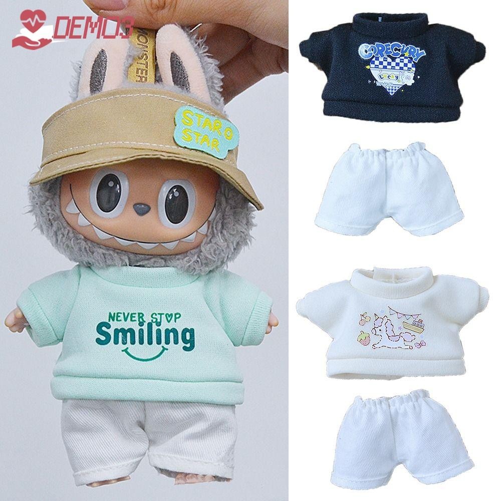 [DEMO3] เสื้อผ้าตุ๊กตา Labubu, อุปกรณ์เสริมตุ๊กตาผ้าฝ้าย 17 ซม., เสื้อผ้าขายเท่านั้น Time To Chill Filled Labubu|เสื้อแขนตุ๊กตา สําหรับตุ๊กตาลาบู 17ซม.