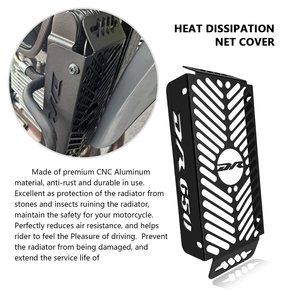 สําหรับ dr650 dr650s DR650SE อุปกรณ์เสริมรถจักรยานยนต์หม้อน้ํา Guard Grille ถังน้ําน้ํามัน Cooler ฝา