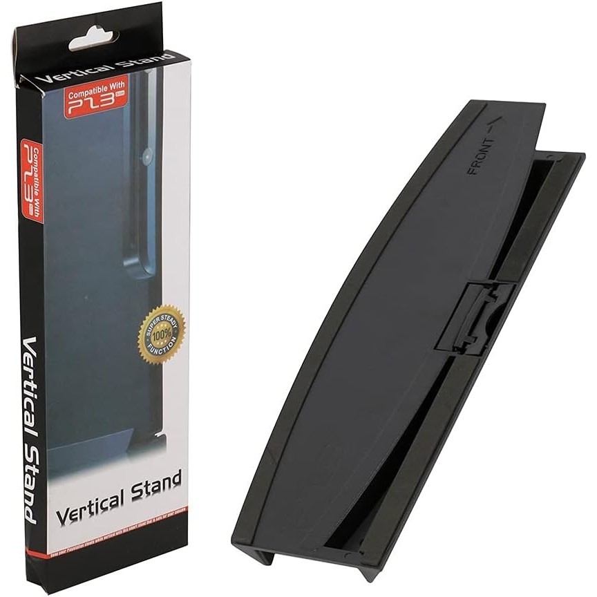 Nslikey Skid Proof ขาตั้งแนวตั้งผู้ถือฐาน Dock Mount Bracket สําหรับ Sony PS3 Super Slim PS3 4000 คอนโซลเกมขาตั้งฐานพลาสติก