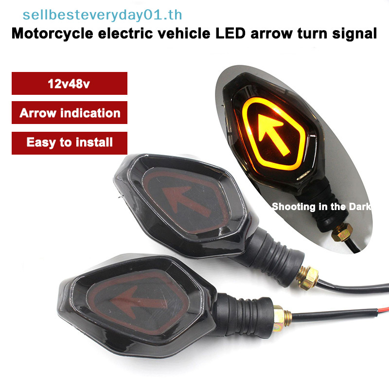 & Sellingbest & Motorcycle Front & Rear ไฟเลี้ยวพวงมาลัย Super Bright LED พวงมาลัย 12V สําหรับรถจักรยานยนต์ - รูปที่ 7