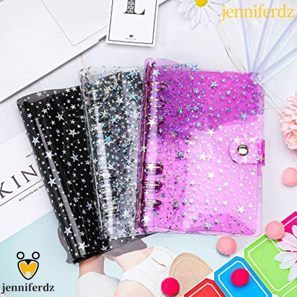 Jenniferdz สมุดโน๊ตบุ๊คพีวีซีกันน้ําทรงหลวมขนาด A5 A6