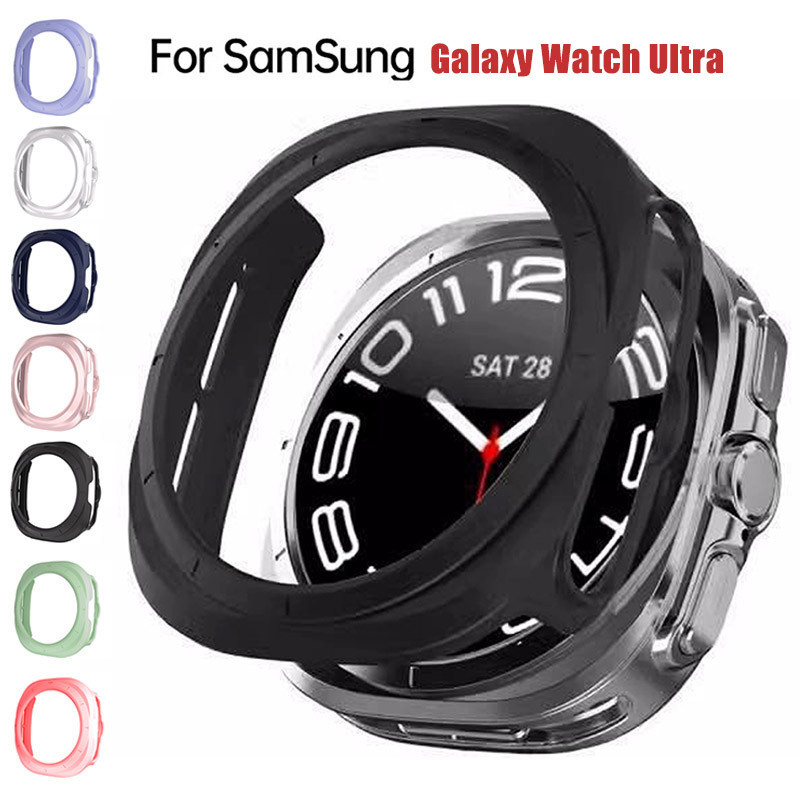 ขนาดป้องกันกรณีสําหรับ Samsung Galaxy Watch 7 Ultra 47 มม.PC Full Coverage Shell สําหรับ Galaxy Watch 7 47 มม.Fram